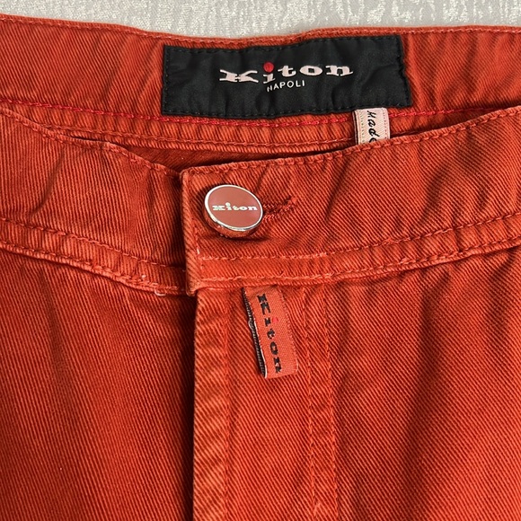 KITON 5 POCKETS 97% COTTON JEANS Sz 36 - Picture 2 of 13